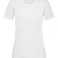 Дамска тениска Stedman Classic-T Fitted - white, снимка 1 - Тениски - 37267607