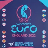 Албум за стикери Женско европейско първенство ЕВРО 2022 Англия, снимка 1 - Колекции - 36830725