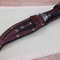 Нож "Columbia USA Saber" с кожена кания, снимка 12 - Ножове - 26338075