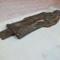 Фигура стара от бронз на светец - 156,22 гр., снимка 3 - Други ценни предмети - 28273955
