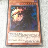 Yu gi oh карта - Morpheus, the Dream Mirror Black Knight, снимка 1 - Карти за игра - 32660829