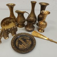 Месингови фигурки, снимка 1 - Антикварни и старинни предмети - 25879354