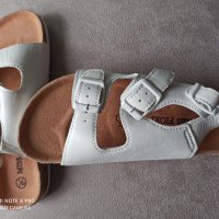 33 номер Детски бели сандали от естествена кожа, снимка 2 - Детски сандали и чехли - 40760876