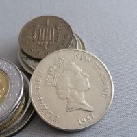 Монета - Нова Зеландия - 20 цента | 1987г., снимка 2 - Нумизматика и бонистика - 42962930