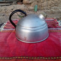 Стар алуминиев чайник #5, снимка 1 - Антикварни и старинни предмети - 27309014