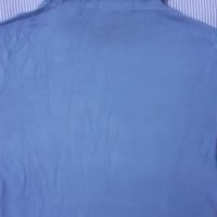 Поло с къс ръкав син цвят, снимка 2 - Блузи с дълъг ръкав и пуловери - 26601421