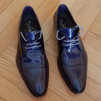 Floris Van Bommel мъжки обувки естествена кожа тъмно сини номер 44, снимка 5 - Официални обувки - 32904657