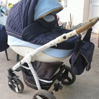Бебешка количка ROXY IRIS NIO 3в1 + подарък Ел. люлка шезлонг LORELLI, снимка 2 - Детски колички - 43623012