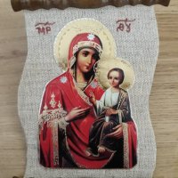 Икона "Иисус Христос", Икона "Света Богородица ", снимка 6 - Икони - 17953037