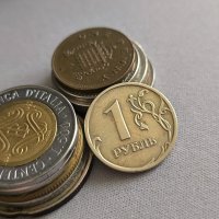 Монета - Русия - 1 рубла | 2008г., снимка 1 - Нумизматика и бонистика - 44000531