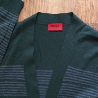 hugo boss exstrafine merino - страхотен мъжки пуловер КАТО НОВ, снимка 1 - Пуловери - 35505456