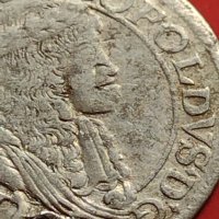 Сребърна монета 6 кройцера 1678г. Леополд първи Свещена Римска Империя 13717, снимка 6 - Нумизматика и бонистика - 42984449