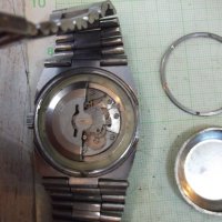 Часовник"SLAVA"автомат с датник мъжки с верижка работещ, снимка 7 - Мъжки - 28314309