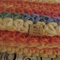 Ръчно изработено на една кука детско одеяло във свежи цветове., снимка 3 - Детски комплекти - 43869832