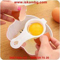 Прибор цедка за разделяне на жълтък от белтък на яйца, снимка 2 - Прибори за хранене, готвене и сервиране - 26932415
