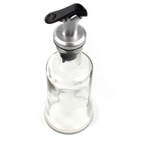 Стъклена бутилка с дозатор-200мл , снимка 5 - Аксесоари за кухня - 43944216