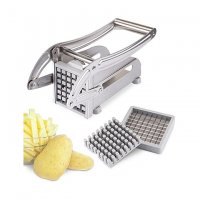 Ръчна метална преса резачка за картофи Potato Chipper, снимка 3 - Аксесоари за кухня - 33193929