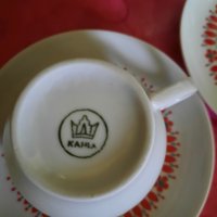 Чашка+чинийка-за чай-"KAHLA"-вмест.-200мл.-2бр. Внос от Германия., снимка 11 - Чаши - 34953885