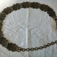 Дамски ренесансов метален колан, снимка 2 - Колиета, медальони, синджири - 37705537