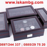 Карбонова кутия за часовници за 10 часовника - код 2167, снимка 2 - Други - 26768062