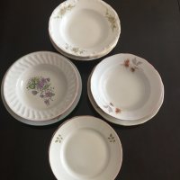 8 бр. порцеланови чинии с различна декорация, снимка 4 - Чинии - 32760663