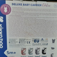 Бебе носене - кенгуру deluxe baby carrier kikka boo , снимка 1 - Кенгура и ранички - 44867244