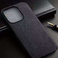 Оригинален калъф за IPhone 15 Pro Aioria - Кожа Shockproof , снимка 1 - Калъфи, кейсове - 42946052