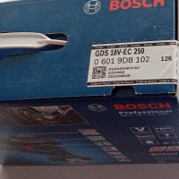 Bosch GDS18V-EC 250 Акумулаторен гайковерт, версия solo (06019D8102), снимка 3 - Винтоверти - 39144794