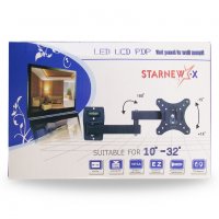 Универсална стойка за Телевизор Automat, до 10кг, за стена, 2 рамена, от 10" до 32", снимка 1 - Стойки, 3D очила, аксесоари - 28035678