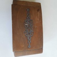 Стара дървена кутия , снимка 15 - Други ценни предмети - 28909491