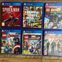 Различни игри - PS4 Spiderman Marvel , GTA5 , Lego и др, снимка 1 - Игри за PlayStation - 43056400