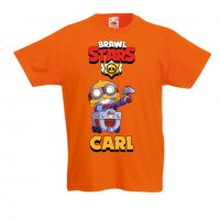 Детска тениска Carl Brawl Stars, снимка 5 - Детски тениски и потници - 32920119
