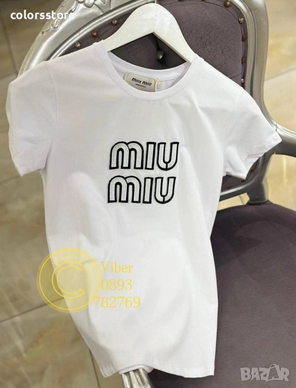 Дамска  тениска MiuMiu кодIM105R, снимка 1