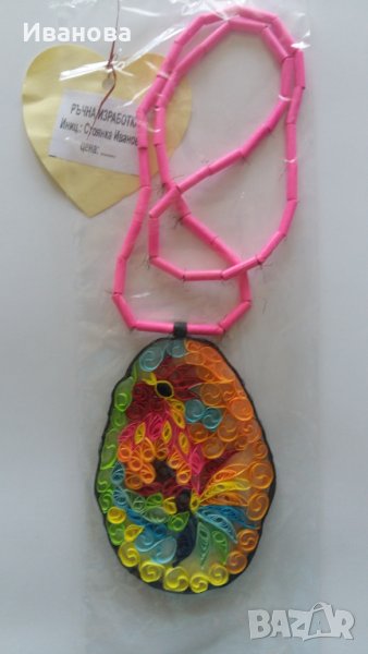 Ръчна изработка на бижута от хартия и квилинг, снимка 1