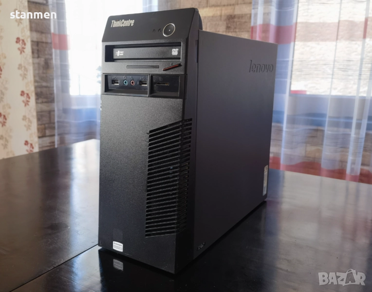 Продавам компютър Lenovo/4x3.3ghzThr/16gb/SSD128+1000gb/DVDrw/Профилактиран , снимка 1