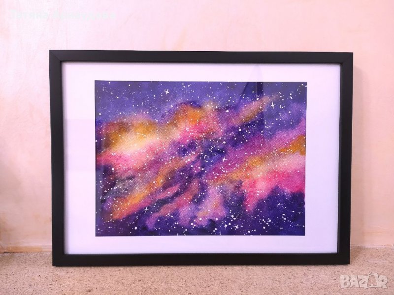 Вселената.Нова акварелна картина , снимка 1