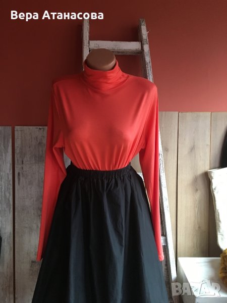 🔥 Памучно поло в коралов цвят🧡, снимка 1