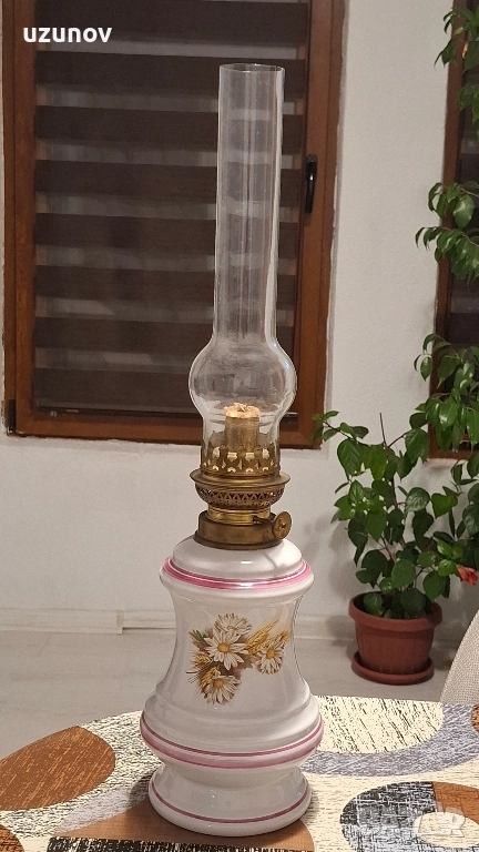 порцеланова газена лампа , снимка 1