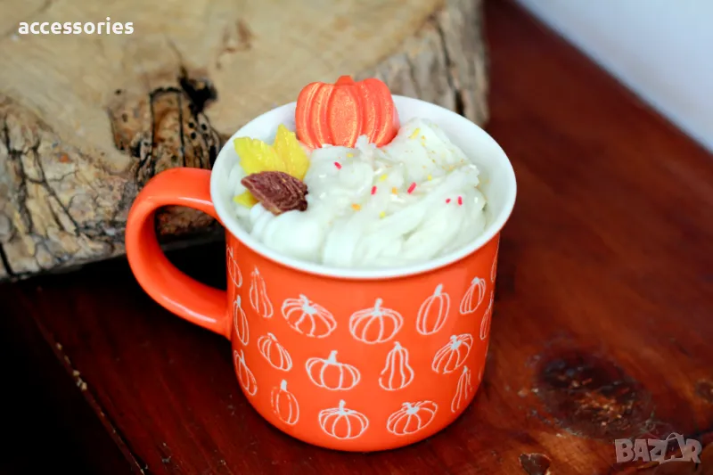 Ръчно изработената ни ароматна свещ "Есен", снимка 1