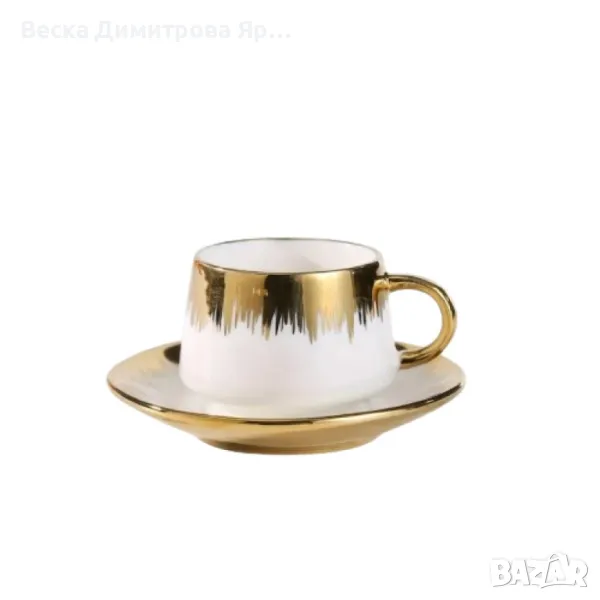 Сервиз 12 части за еспресо от порцелан, снимка 1
