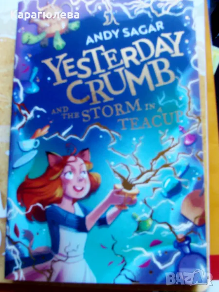 Детска книга на английски Yesterday Crumb and the Storm in a Teacup, снимка 1
