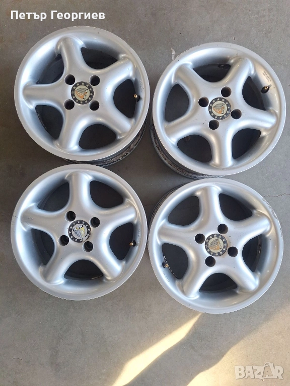 АЛУМИНИЕВИ ДЖАНТИ ЗА ФОЛКСВАГЕН МАЗДА ТОЙОТА ОПЕЛ -4Х100-14 цола, снимка 1