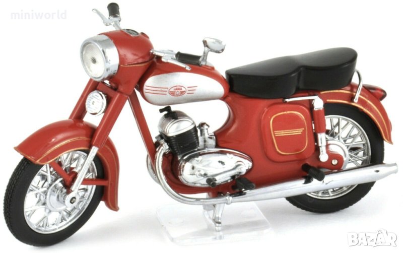 Jawa 250 typ 354-04 1953 мотор - мащаб 1:24 на Atlas моделът е нов в кутия, снимка 1