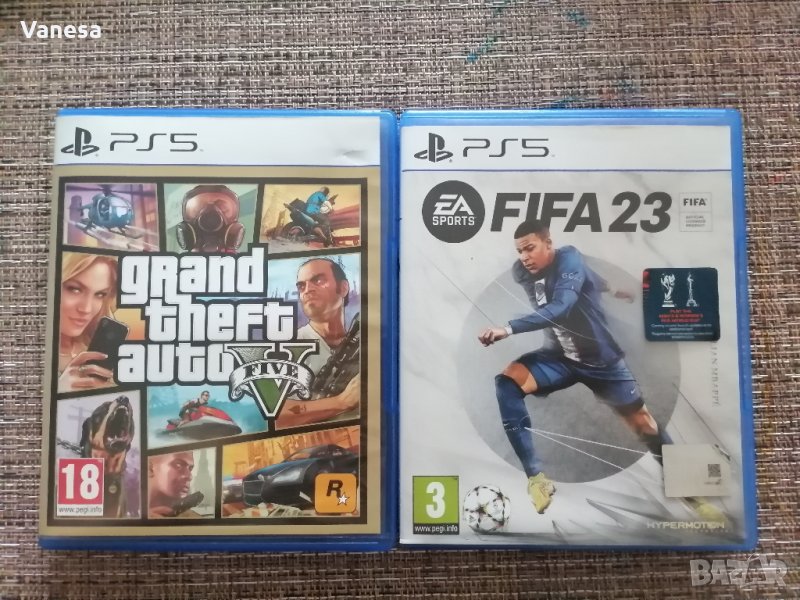 PlayStation 5 игри( Fifa 23+ grand theft auto), снимка 1