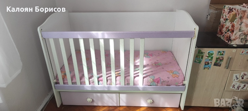 Детска кошара с матрак, снимка 1