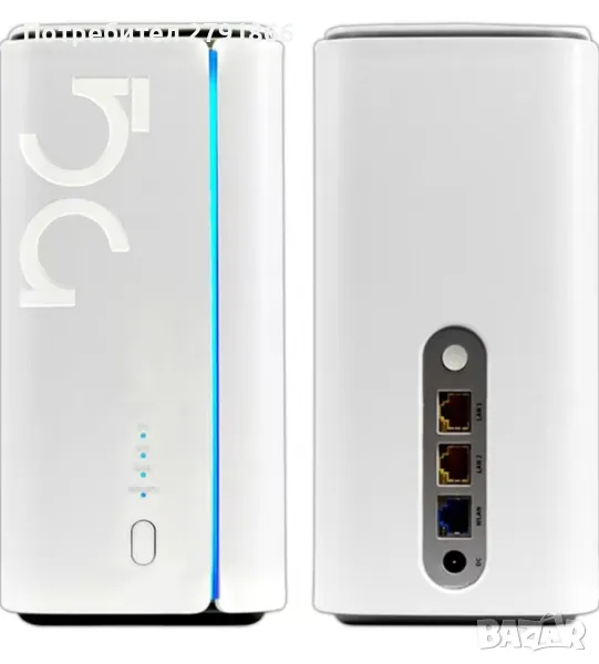 UOTEK 5G CPE рутер със слот за SIM карта, NSA SA WiFi 6 5G Двубандов клетъчен модем, снимка 1