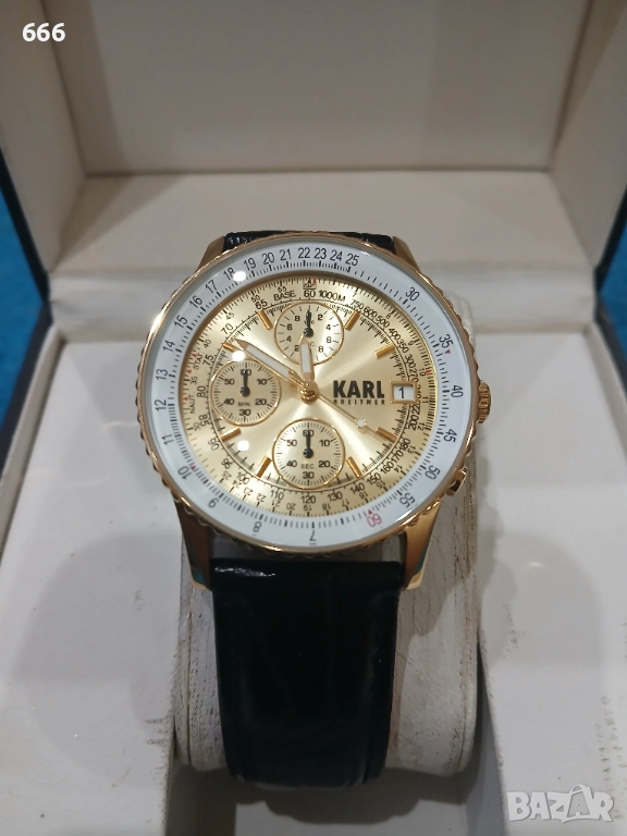 Хронографски часовник Karl Breitner, снимка 1