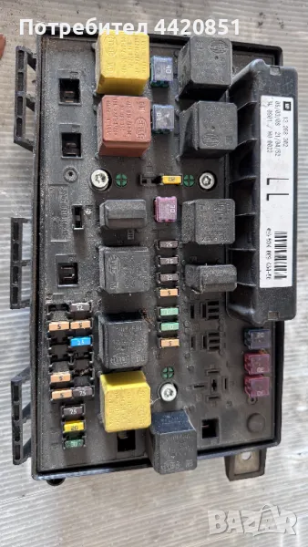 Контролен Модул (Бушонно Табло BSI / BSM ) за Opel Astra - 13268302 / 5DK009464-50, снимка 1