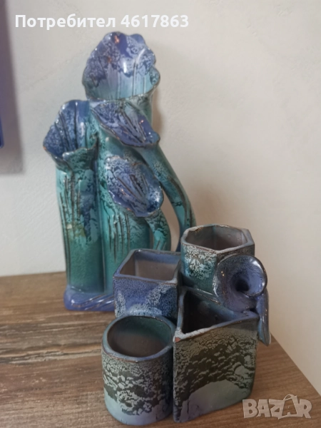 Ваза със свещник, снимка 1