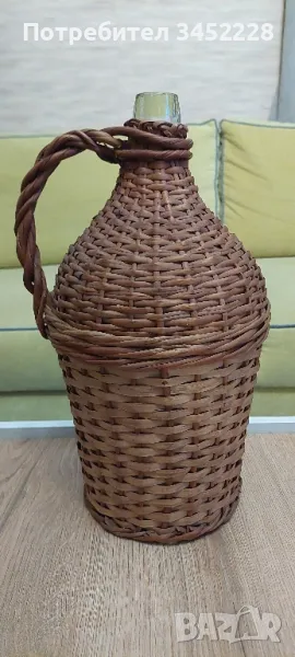 дамаджана плетена ретро отлична височина 40см , снимка 1